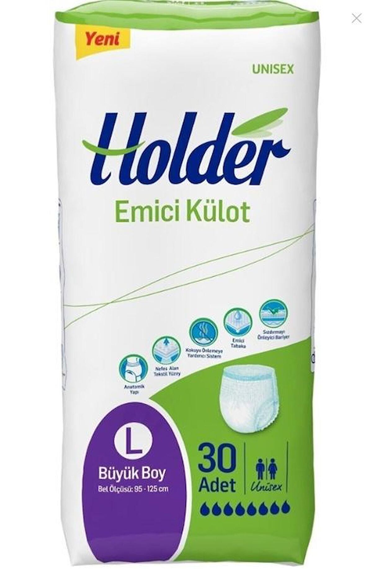 Hasta Bezi Holder Emici Kilot Eko L. 30 Lu 8697405346554