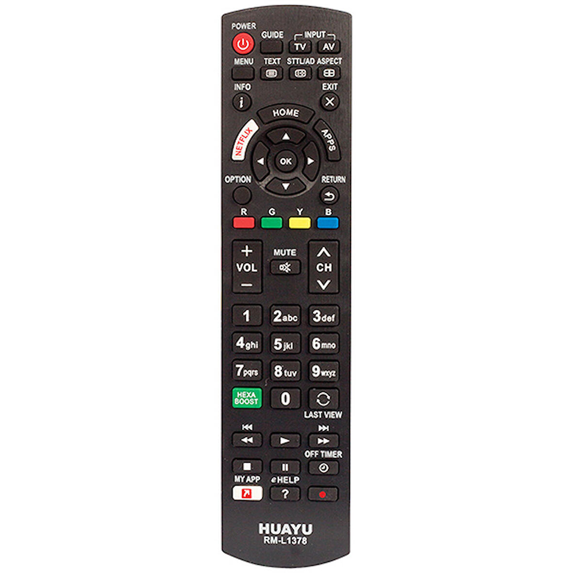 Panasonic RM-L1378 Lcd Led Netflix Universal Tv Kumandası