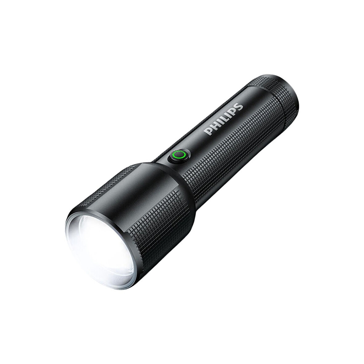 Philips SFL2203 450 Lümen 5W Led El Feneri Teleskopik Zoom Sos Modlu Metal Gövdeli Şarj Edilebilir Uzun Menzilli Flashlight