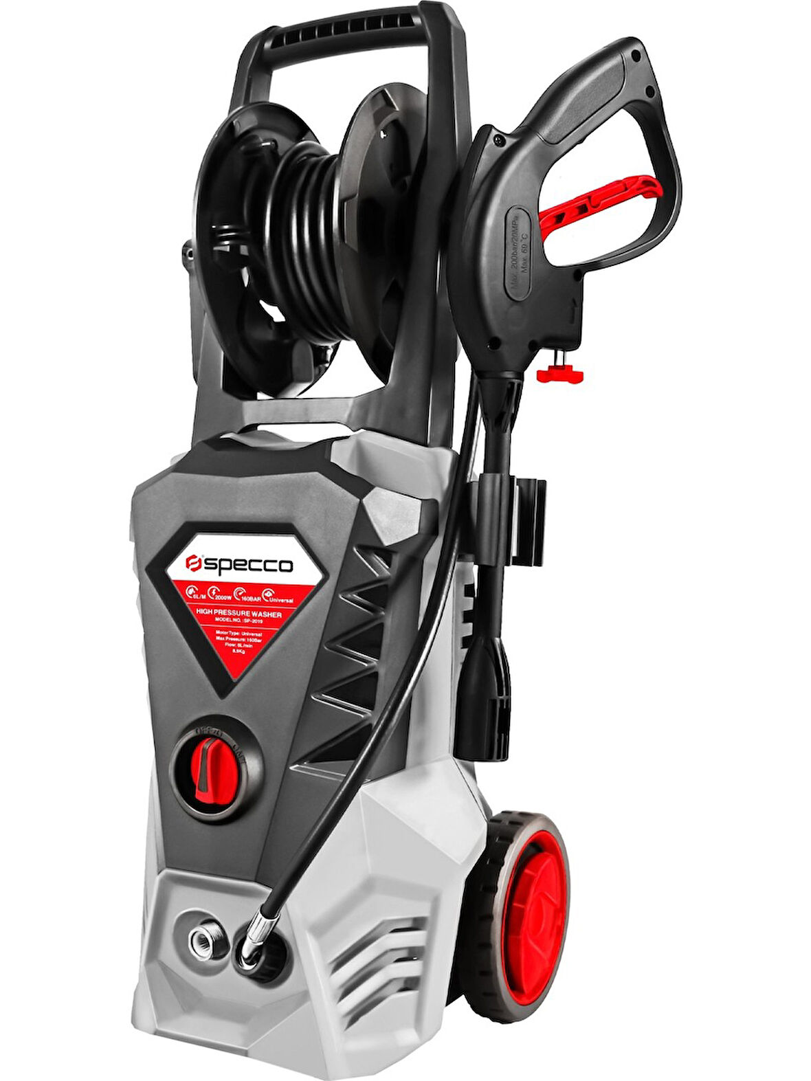 Specco SP-2019 2000 W 150/160 Bar Basınçlı Yıkama Makinesi