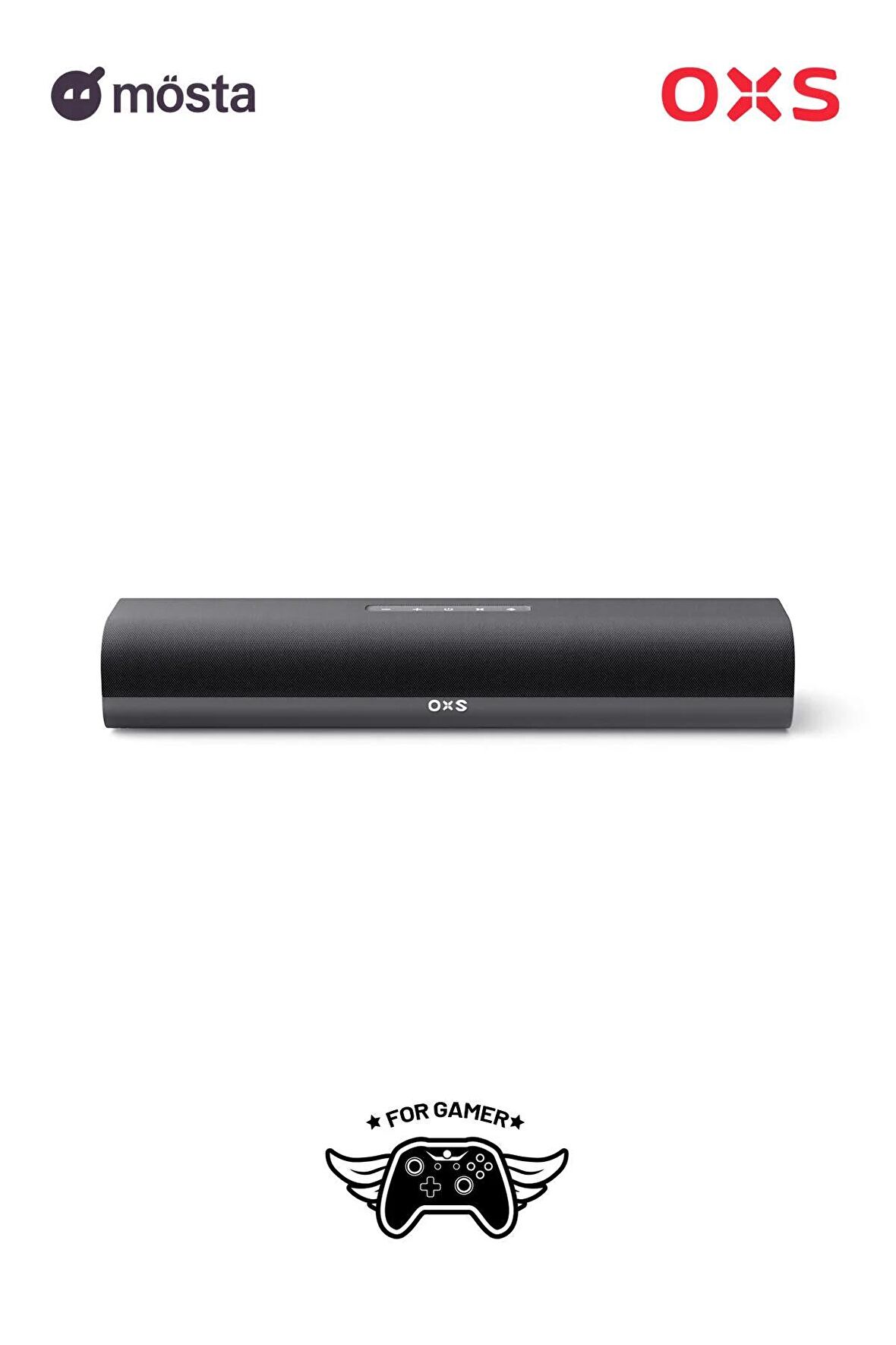  OXS S2 Thunder Lite PC Oyun Soundbar, Sanal Surround Sesli TV ve Bilgisayar için Ses Barları, 2 Tam Aralıklı Sürücü, Bas Tüpü, Kompakt Tasarım, HDMI/AUX/Optik Uyumlu, Bluetooth 5.0 Kablosuz Bağlantı 