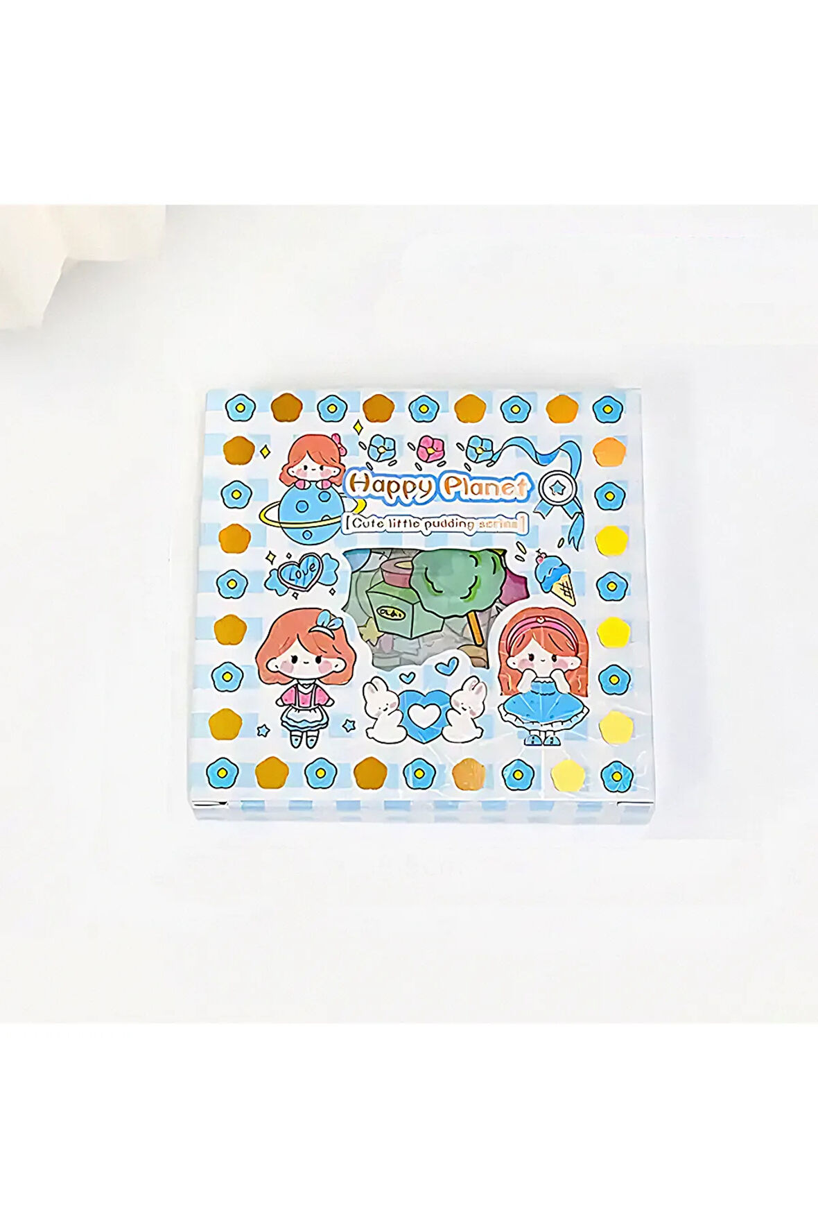 Happy Planet Temalı 100 Yaprak Sticker Seti • Bullet Journal (GGK-DA006)