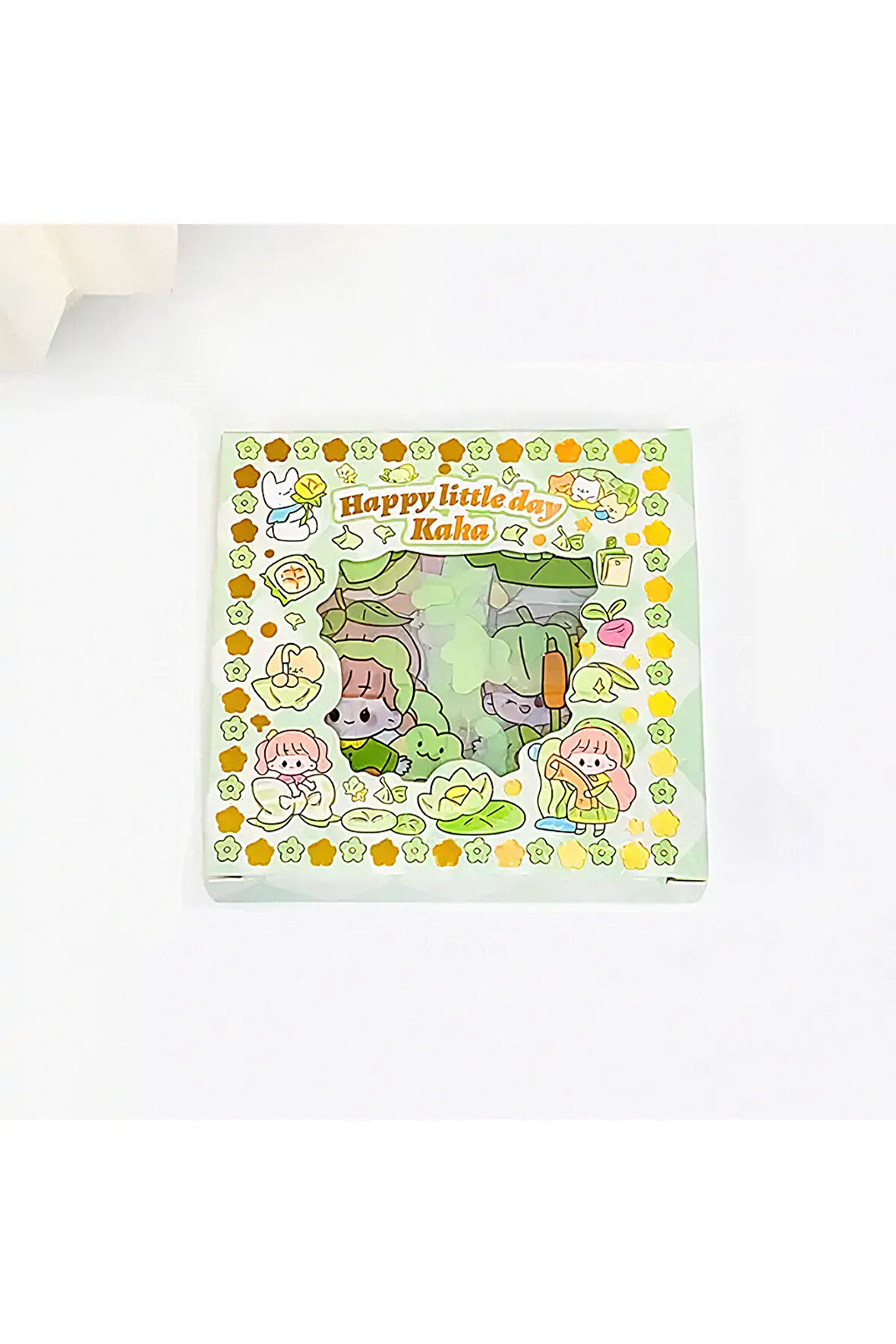 Happy Little Day Temalı 100 Yaprak Sticker Seti • Bullet Journal (GGK-DS004)