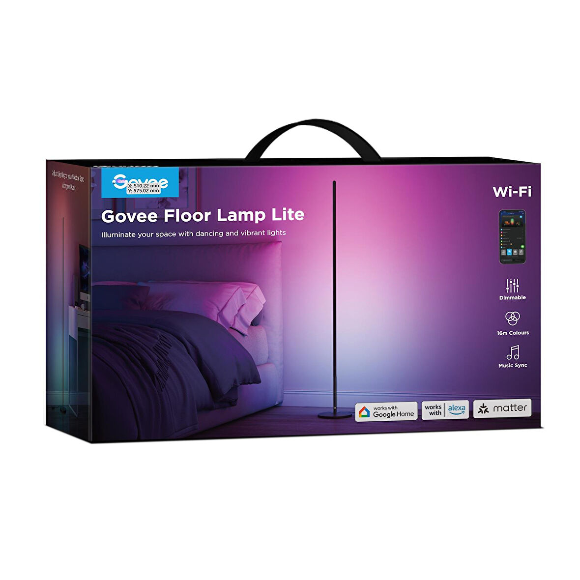 Govee Basic Akıllı Köşe Lambası Lite - Siyah