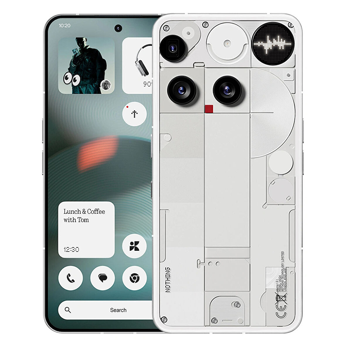 Nothing Phone (3) 12/256 GB Beyaz ( Nothing Türkiye Garantili)