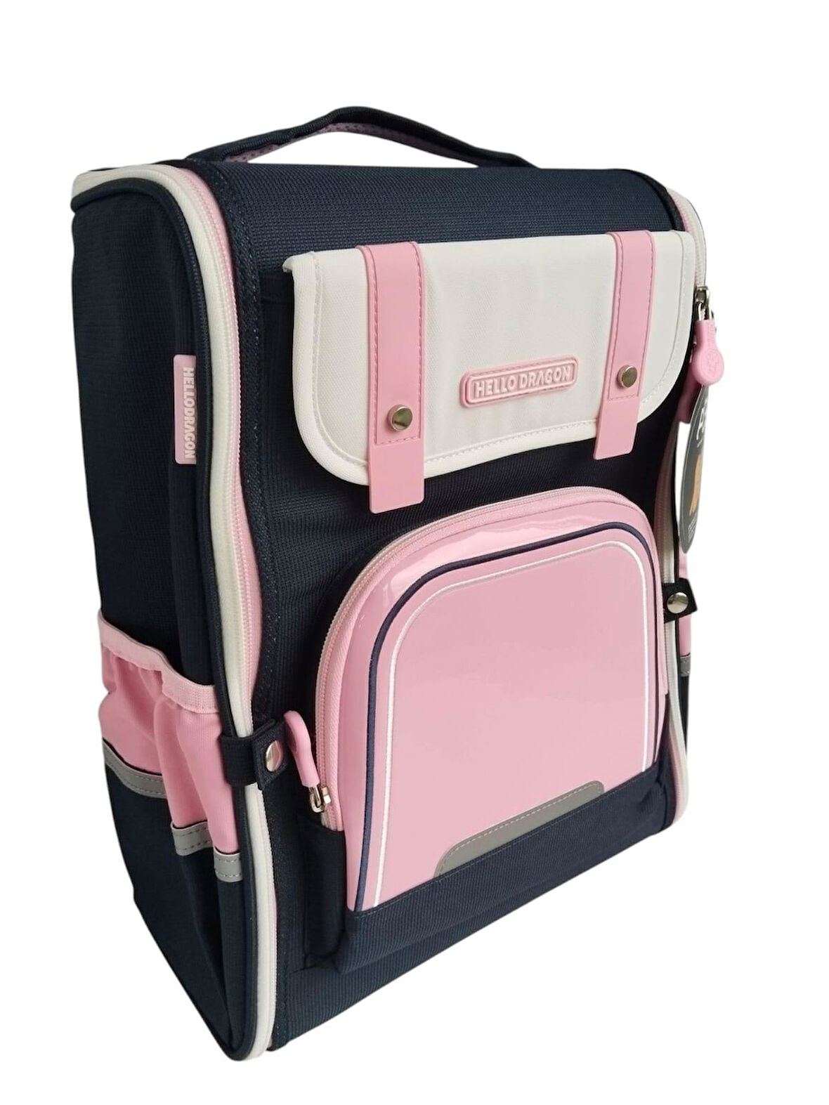 Hello Dragon Okul Çantası Model 11 Pembe CN0025