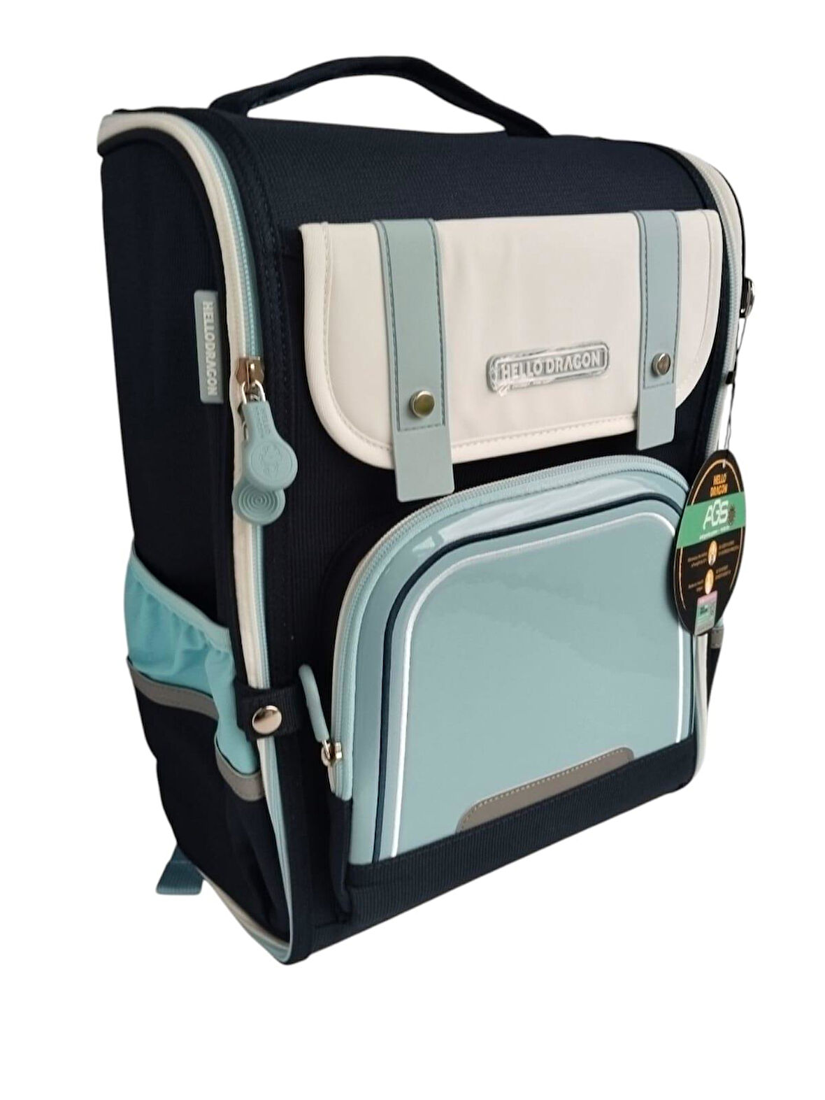 Hello Dragon Okul Çantası Model 11 Açık Mavi CN002