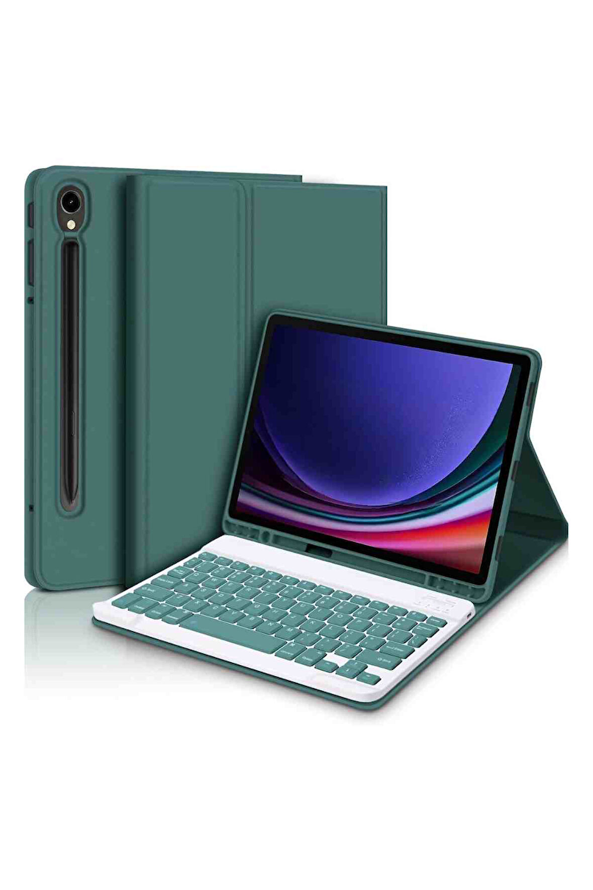 Galaxy Tab S9 / S9 FE Uyumlu 10.9" Klavyeli Tablet Kılıfı