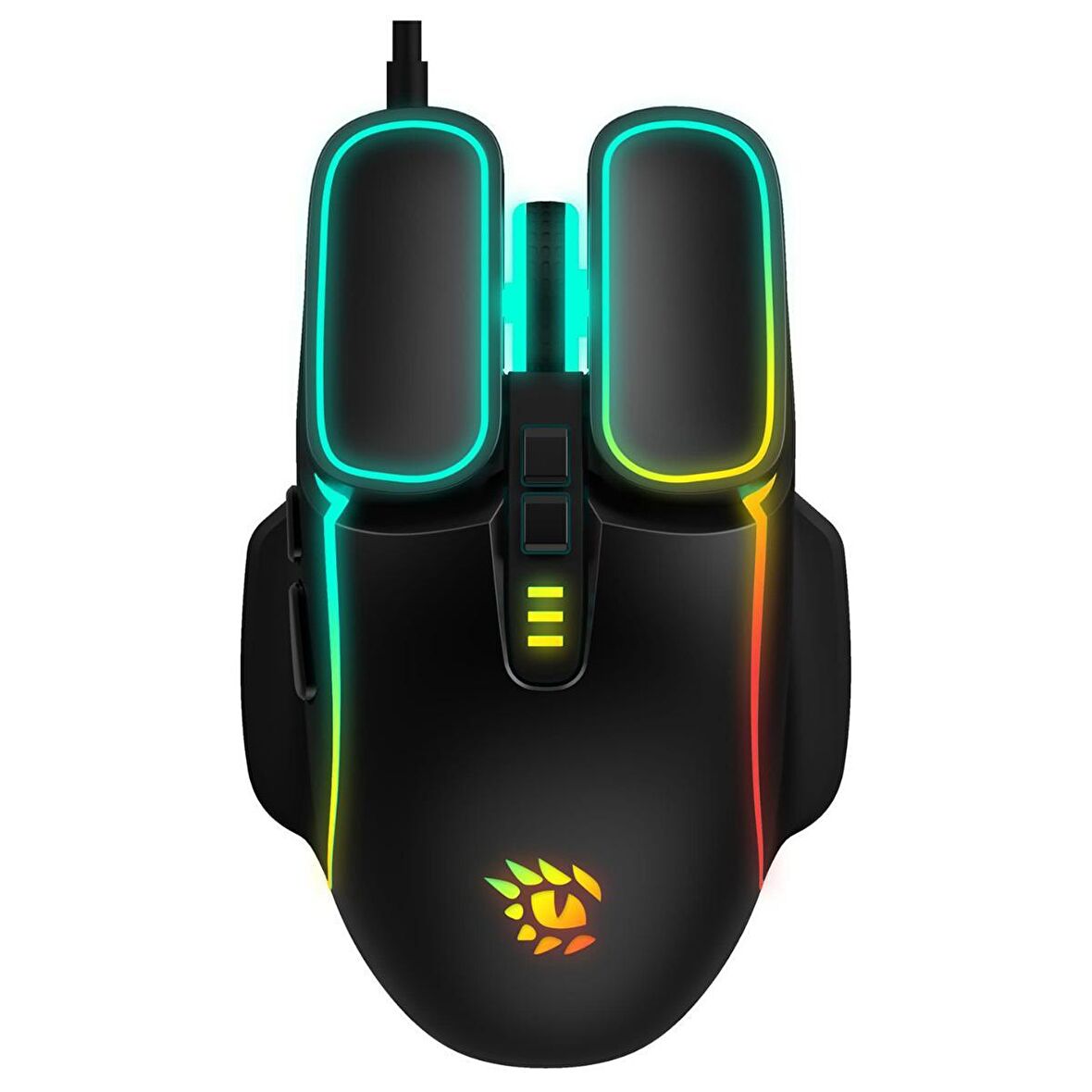 Katsuta T4-1618 Mortimus Makro Tuşlu RGB Işıklı 7200DPi Drag Click Gaming Oyuncu Mouse