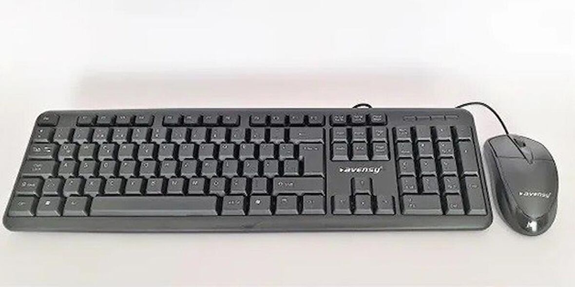 Avensy 1901 Standart Klavye Mouse Set