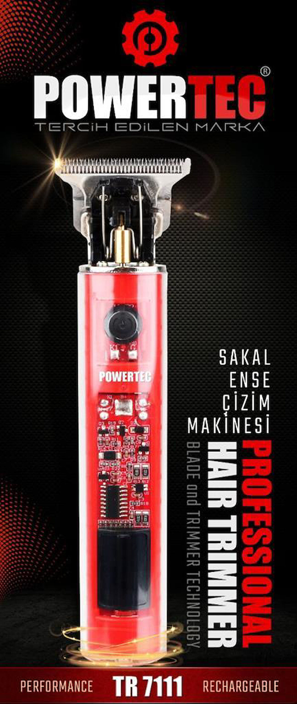 Powertec TR-7111 Sakal Ense Çizim Makinası