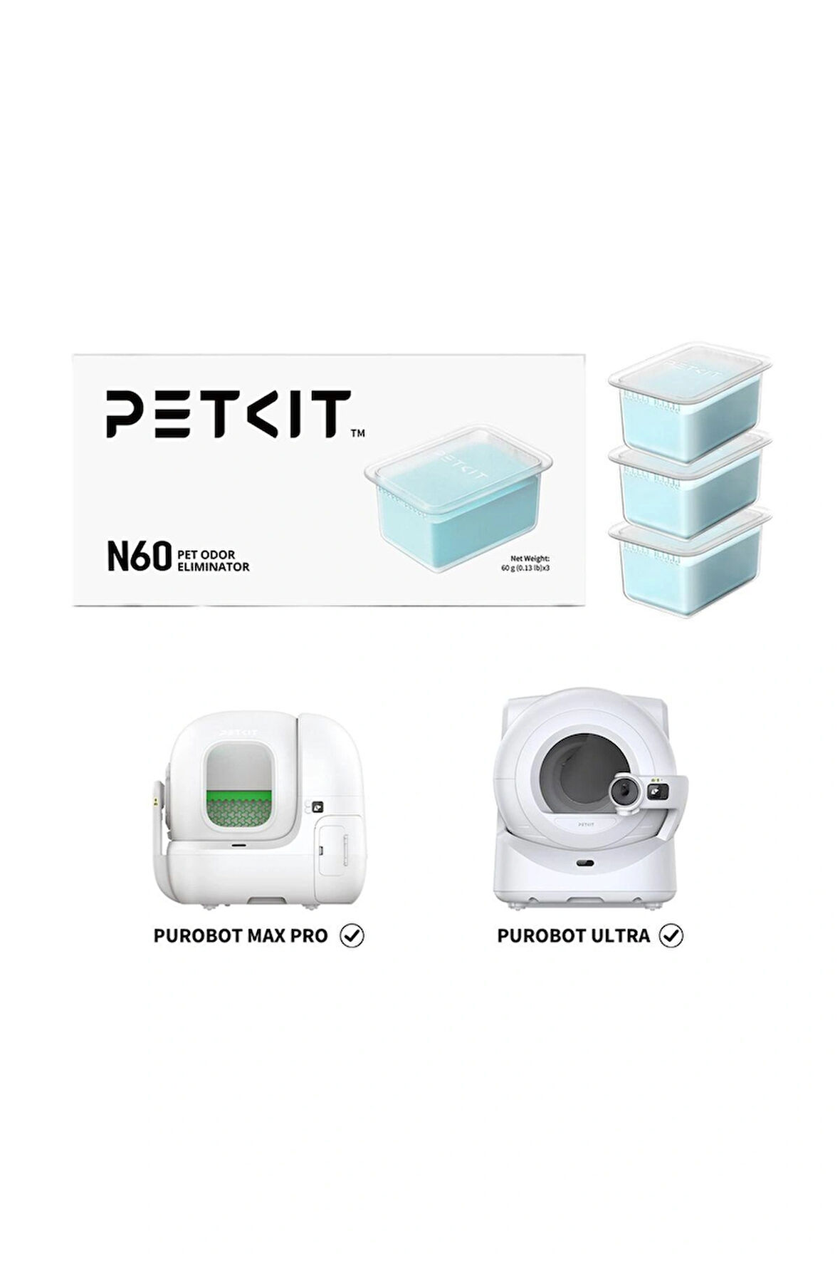Petkit N60 Koku Giderici – Purobot / Max Pro / Ultra Uyumlu