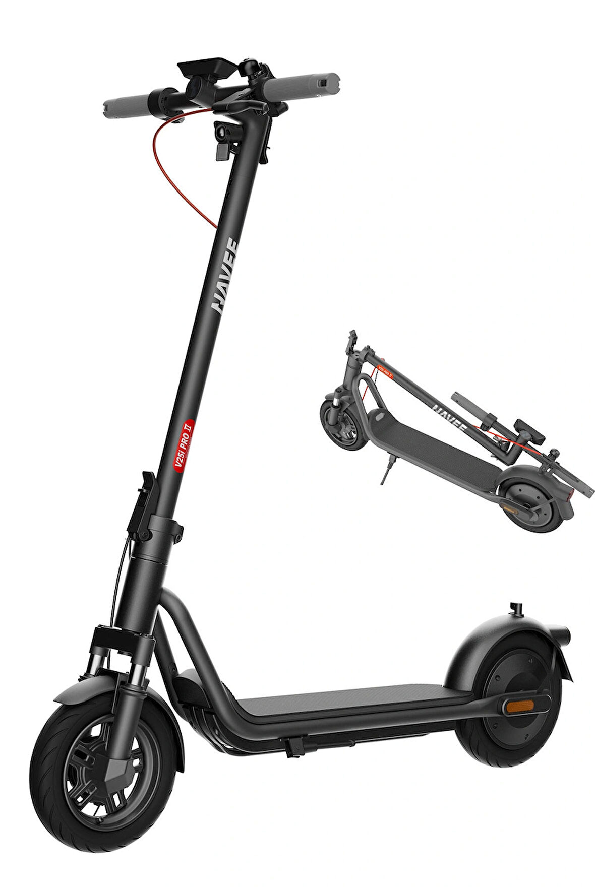v25i Pro 2 Elektrikli Scooter - Amortisörlü 25 Km Menzil 600w - TCS- Ipx5 Doubleflip