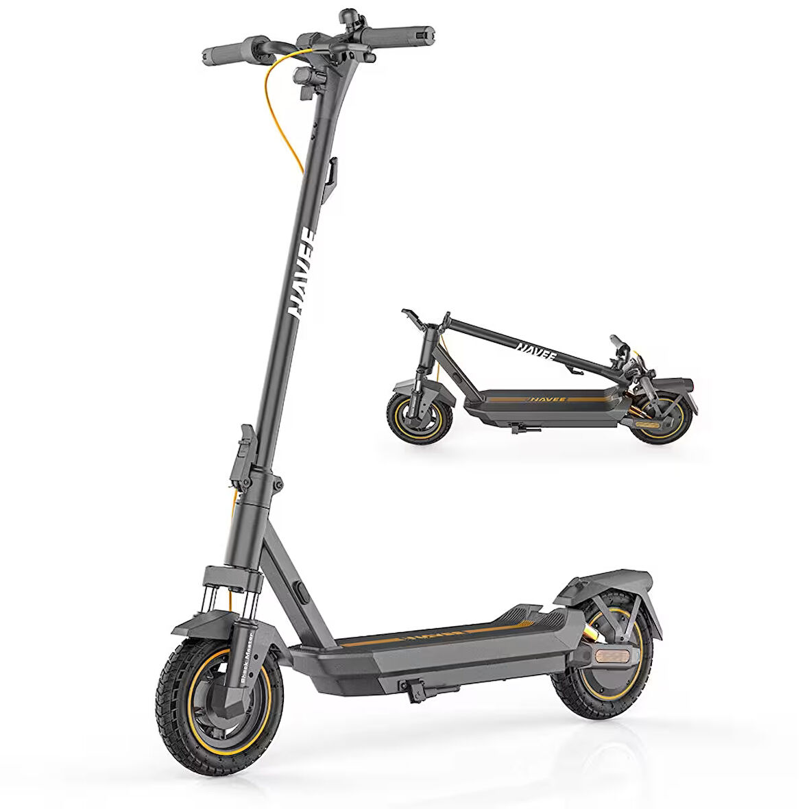 Gt3 Elektrikli Scooter - 700w Güç - 50 Km Menzil - %18 Eğim Perf. - 25 Km Hız-tcs - Çift Süspansiyon