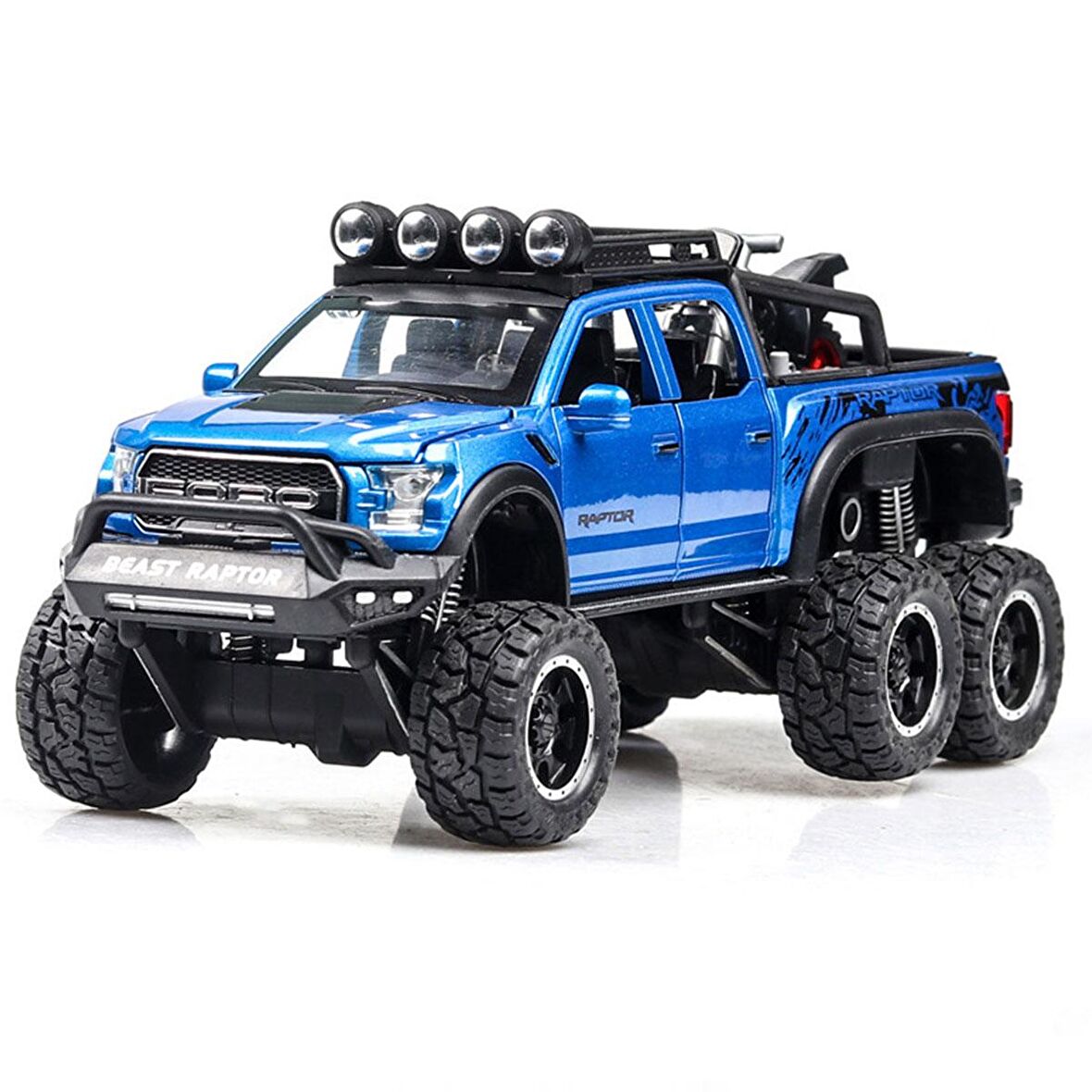 Araba ÇekBırak Ford Kamyon 1:24 Işıklı ve Sesli Model Araba