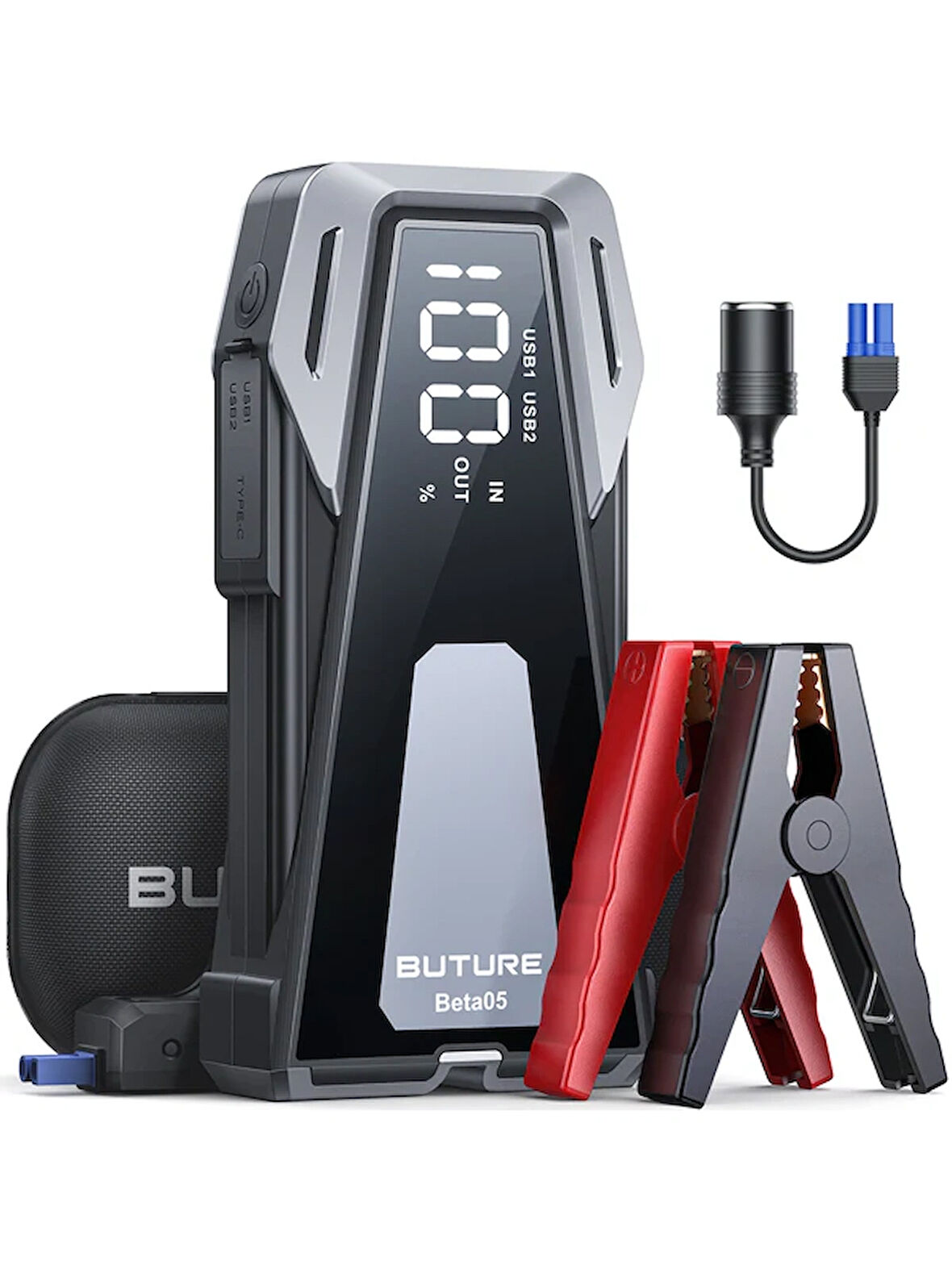 Buture Beta05 4000A 4 ın 1 23800mAh Taşınabilir Akü Takviye Kiti