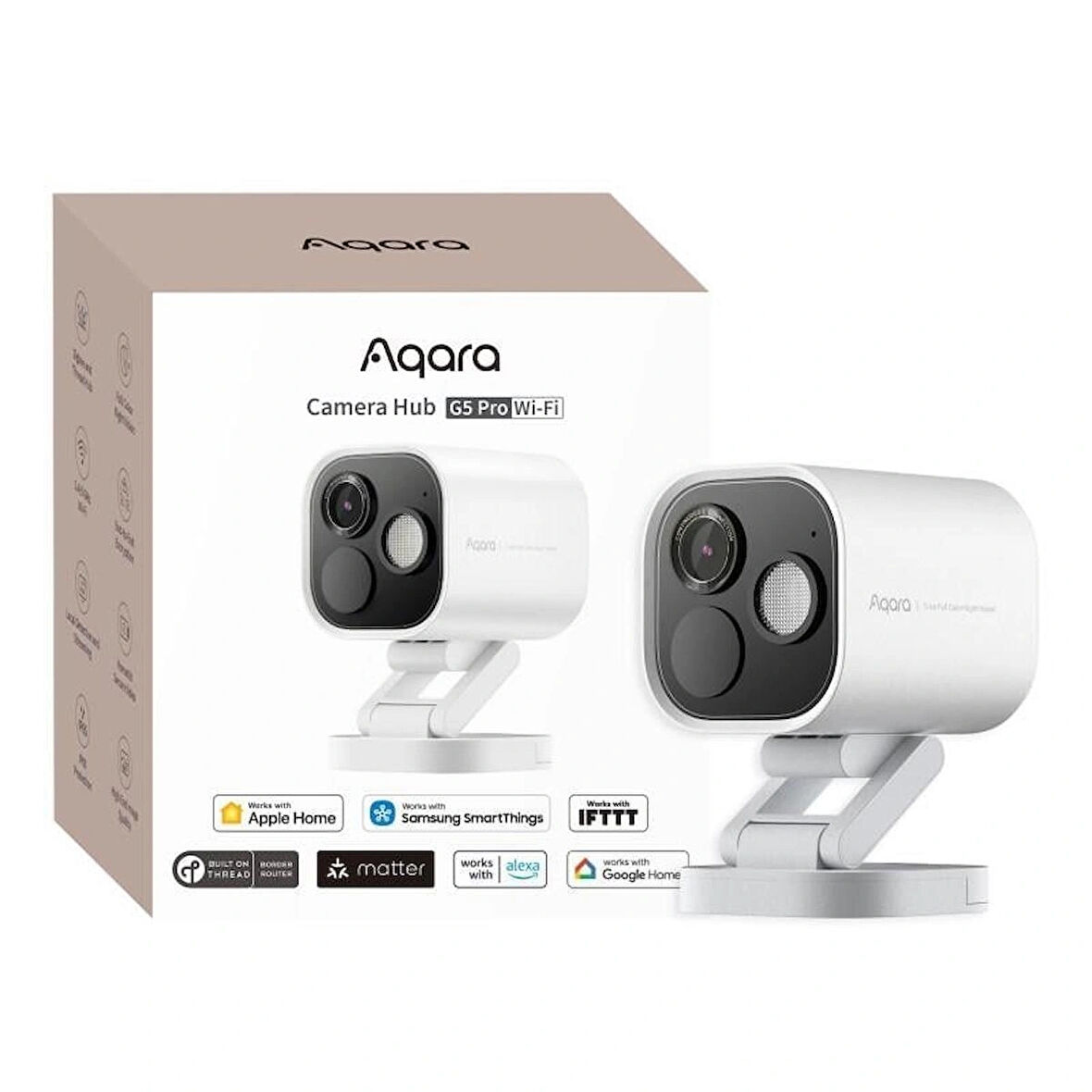 Aqara Akıllı Kamera Hub G5 Pro Wi-Fi CH-C07D (Apple Home Destekli)