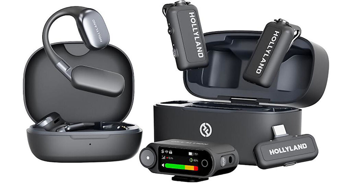 Hollyland Lark Max 2 Ultimate Combo Kablosuz Yaka Mikrofonu