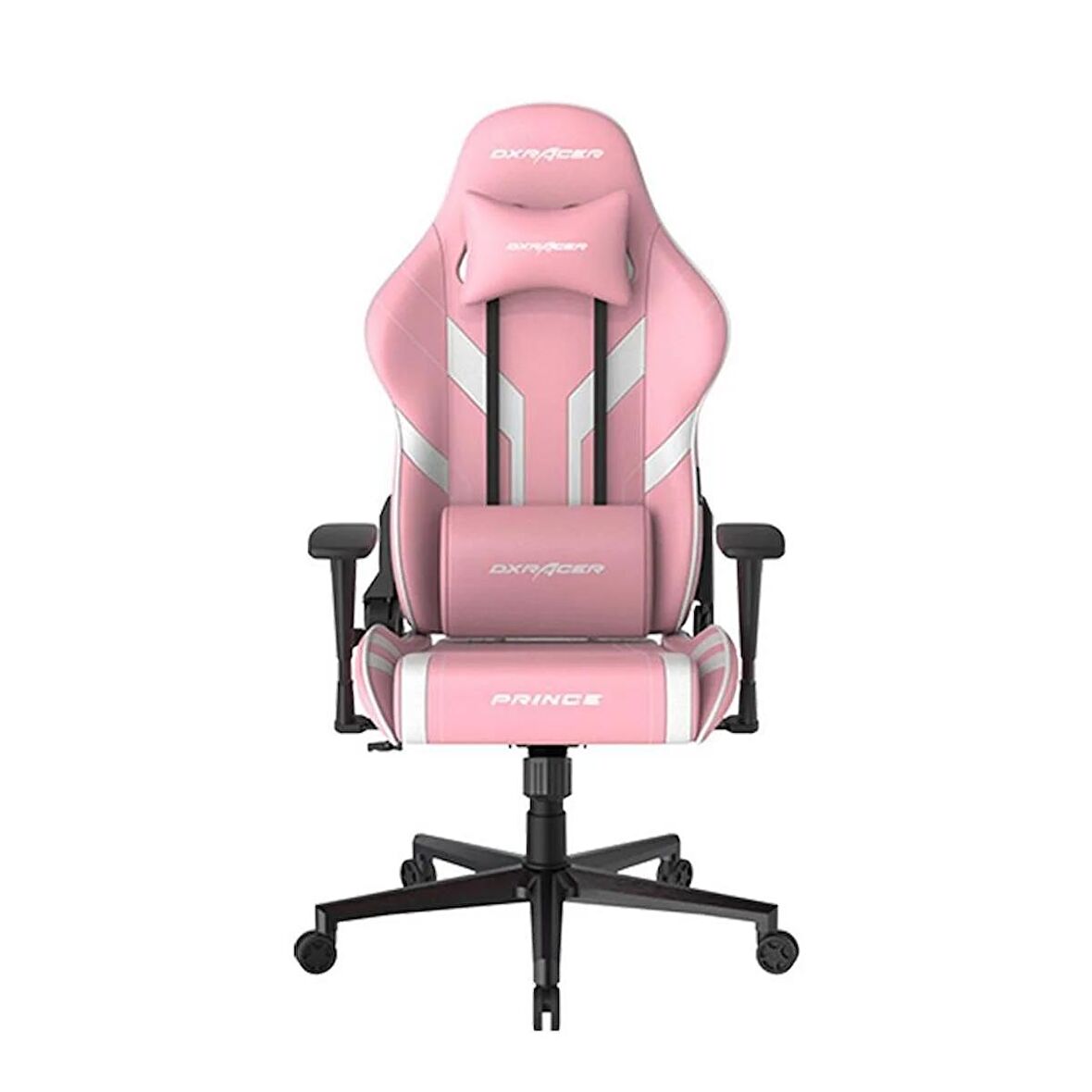 DXRacer Prince Serisi L Pembe Beyaz Oyuncu Koltuğu