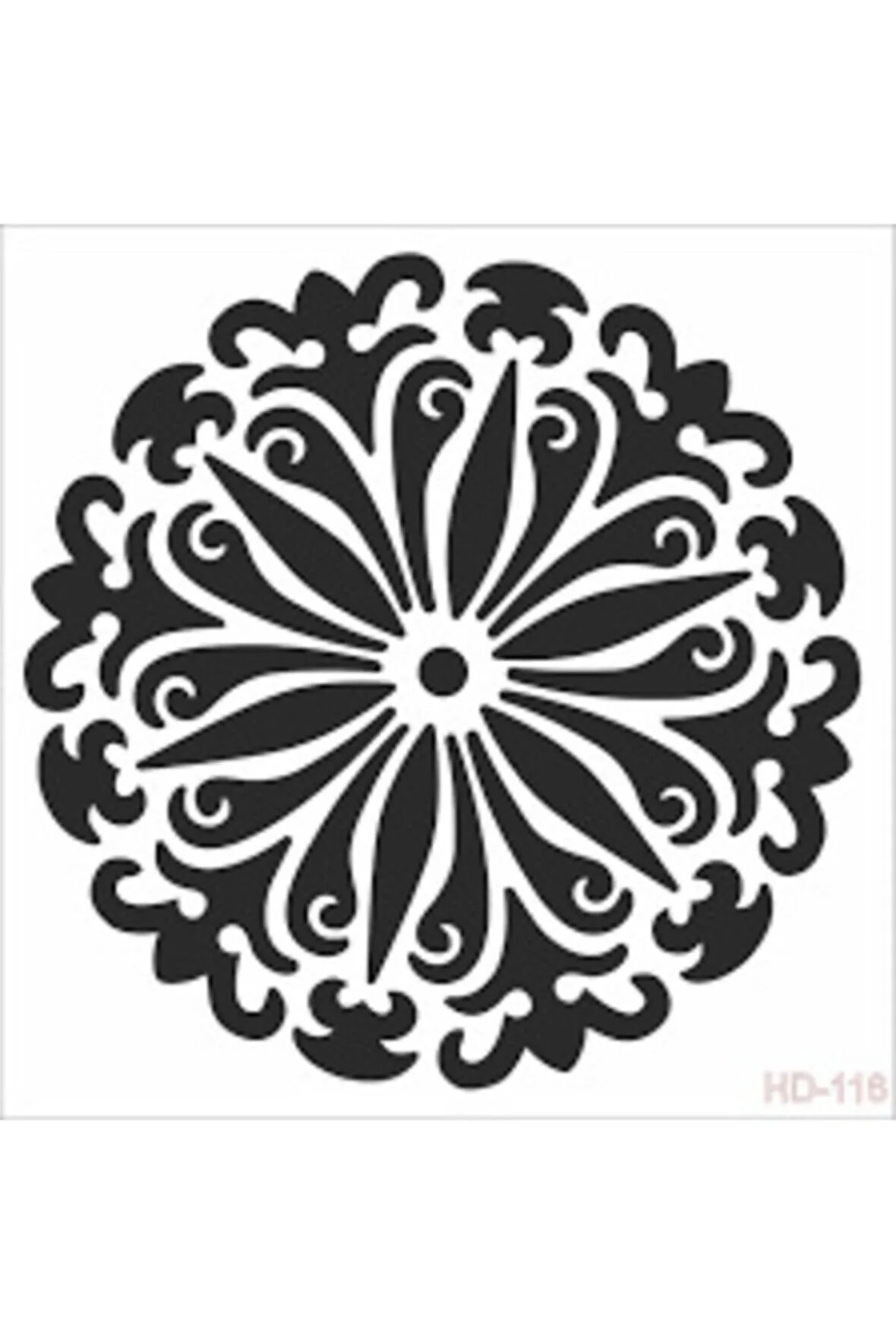 Hd116 Home Dekor Stencil 45x45