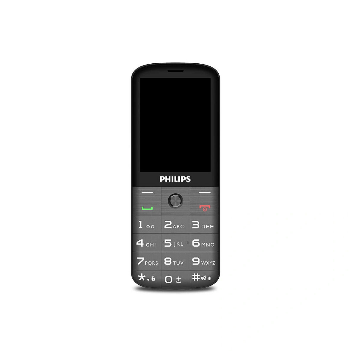 Philips Xenium E227 Kameralı Çift Sim Kart Tuşlu Cep Telefonu Siyah