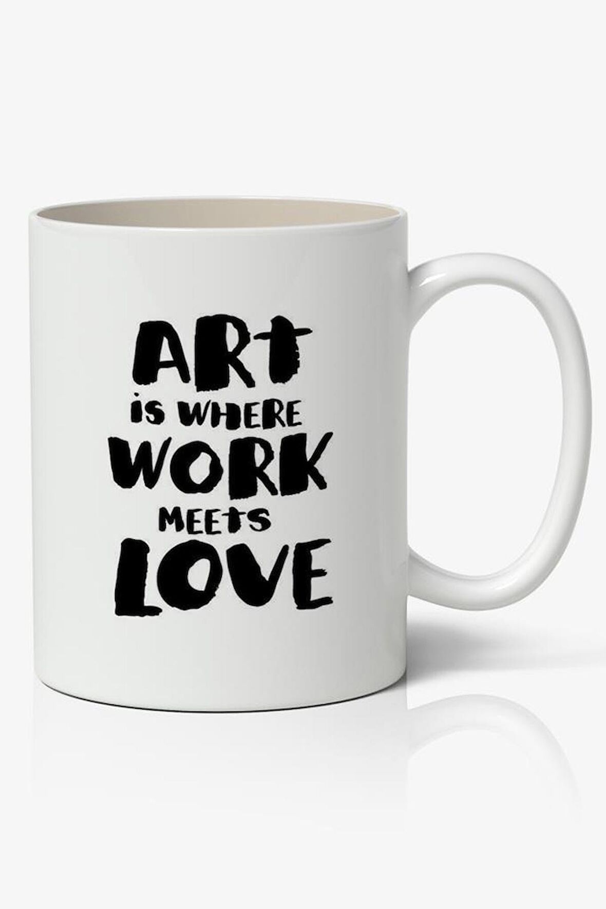 Art is Where Baskılı Kupa Bardak Baskılı Kahve Kupa Bardak