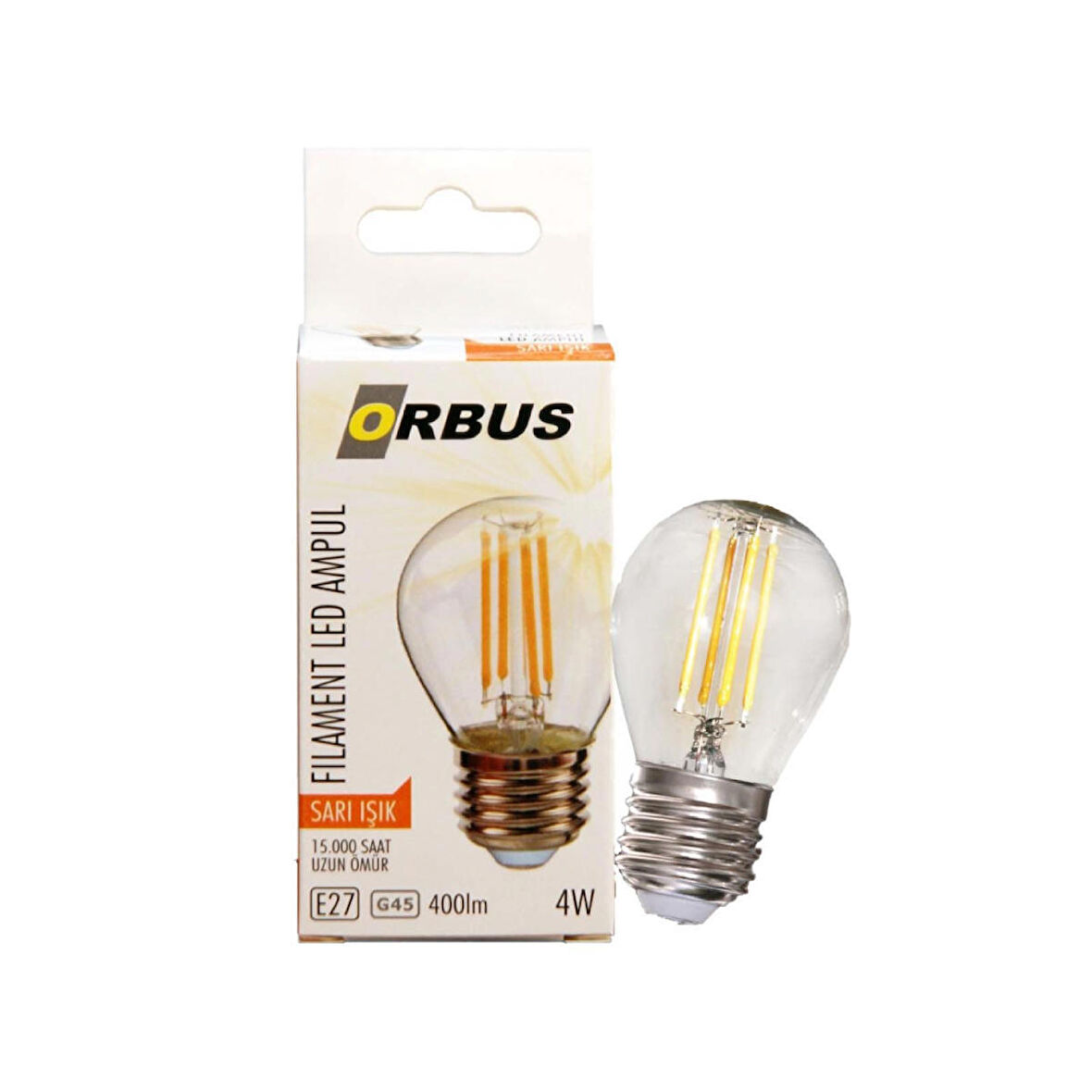 Orbus GC45 Ampul 4W CLEAR E27 400Lm