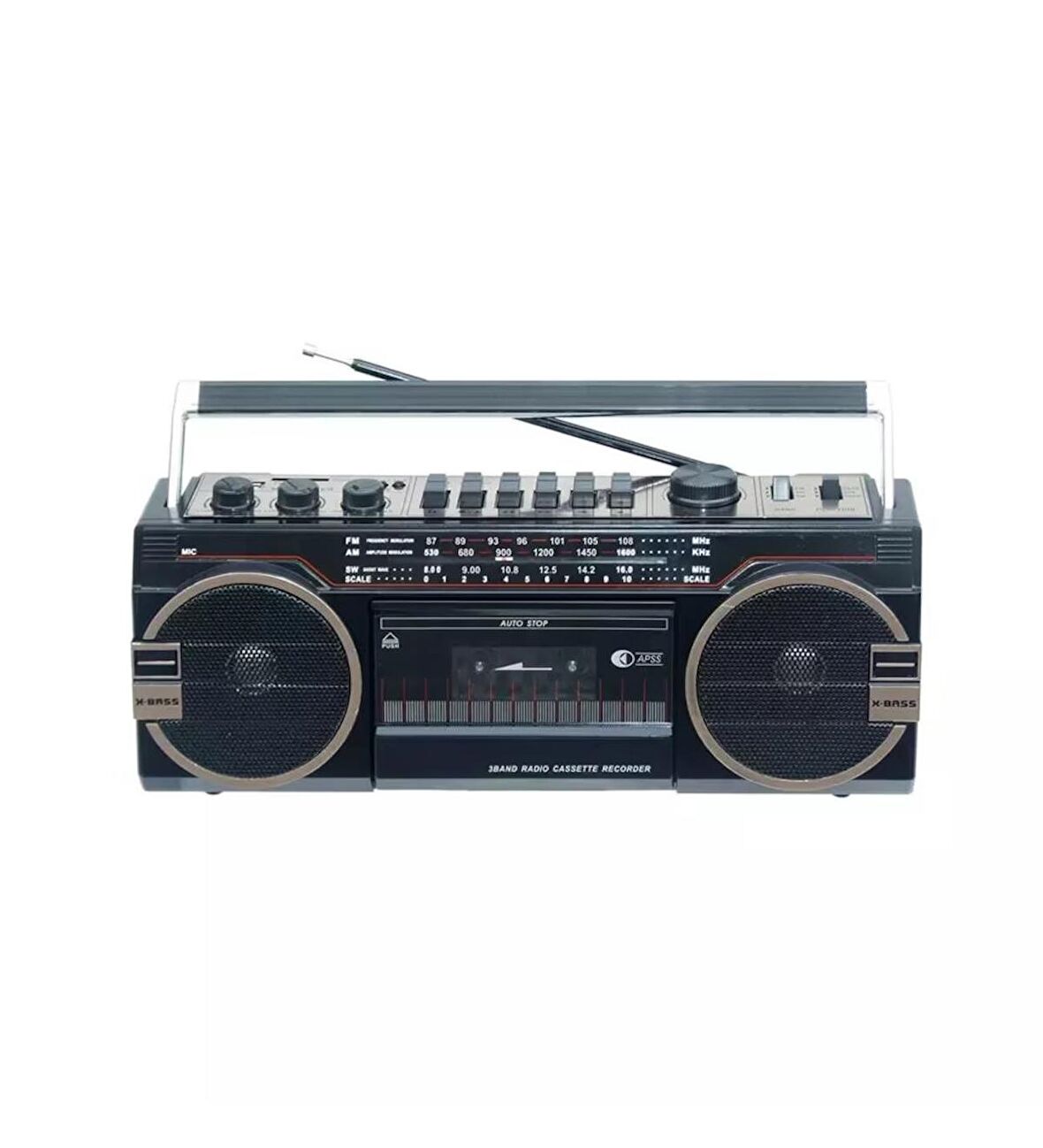 Knstar PX-148BT Bluetooth Usb+Sd+Fm Radyo Kaset Çalar Müzik Çalar