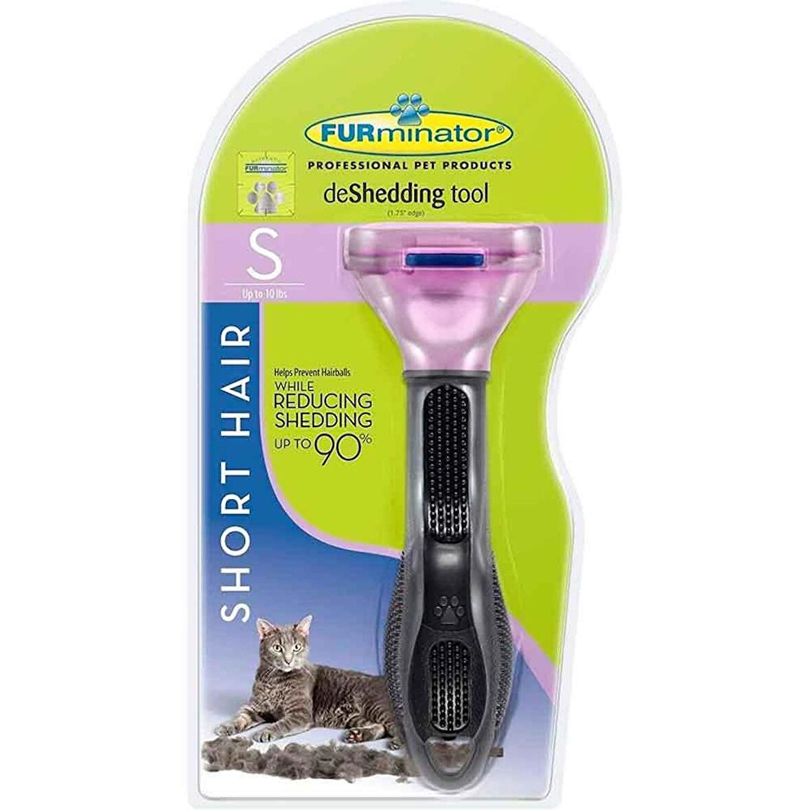 Furminator Kısa Tüylü Kedi ve Köpek İçin Tüy Tarağı S