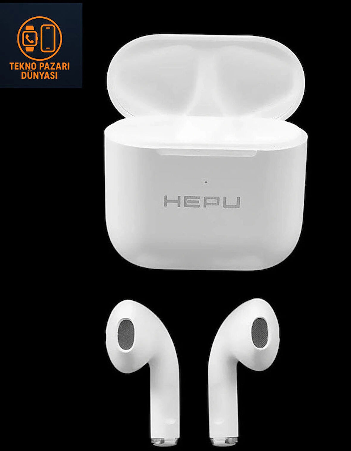 HEPU HP-629 Bluetooth Kablosuz Kulaklık – Şarj Kutulu, Dokunmatik Kontrol, iOS & Android Uyumlu