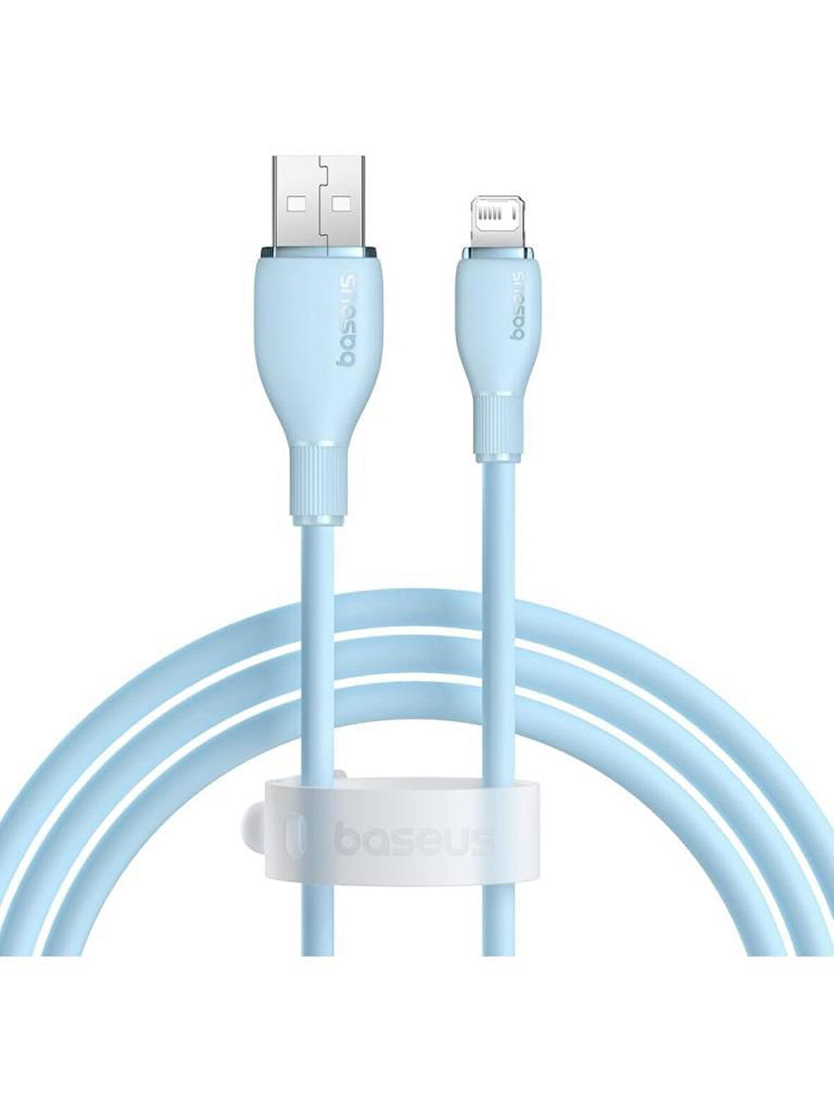 Baseus Ultra Hızlı 1.2MT 2.4A İphone Şarj Kablosu İphone 11 12 13 14 Pro Max Şarj Kablo, Akım ve Isı Korumalı