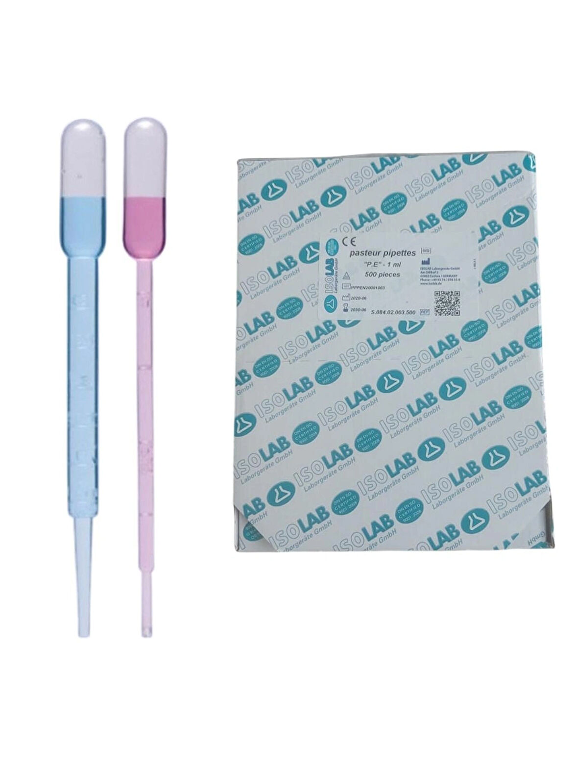 Plastik Damlalık Pastör Pipeti 1 ML 500 lü kutu