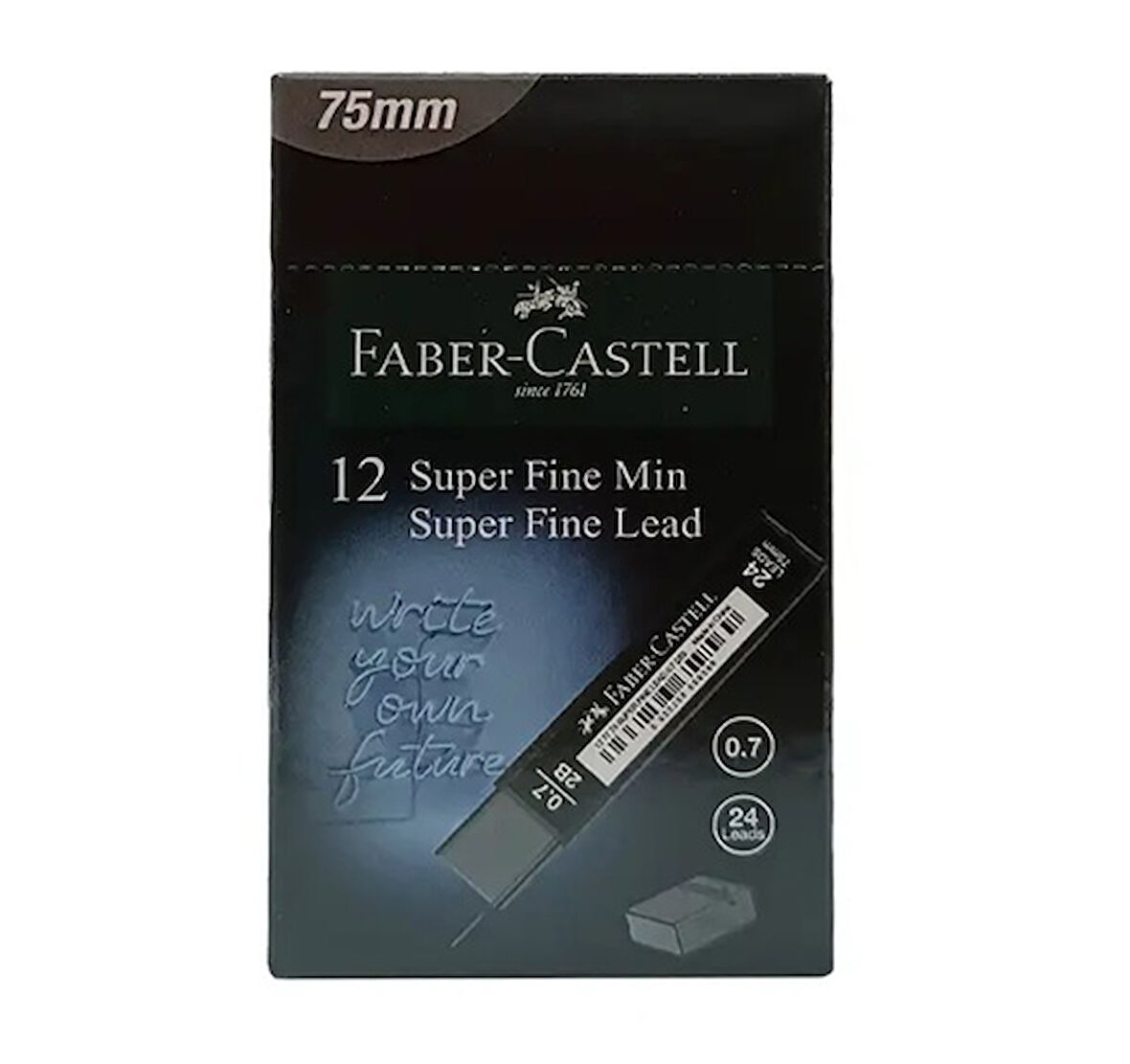 Faber Castell Min 0.7 Uç 24Lü 2B Black Kalem Ucu - 4 adet