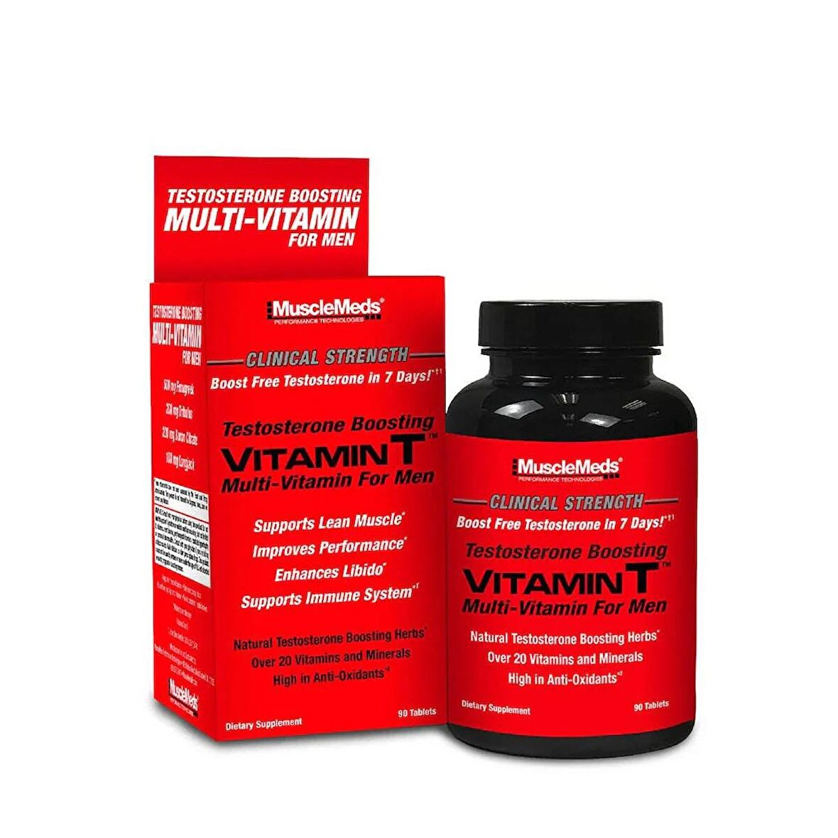 MUSCLEMEDS VİTAMİN T NAC+TRİBULUS+FENUGREEK+NİACİN+BORON 90 TABLET