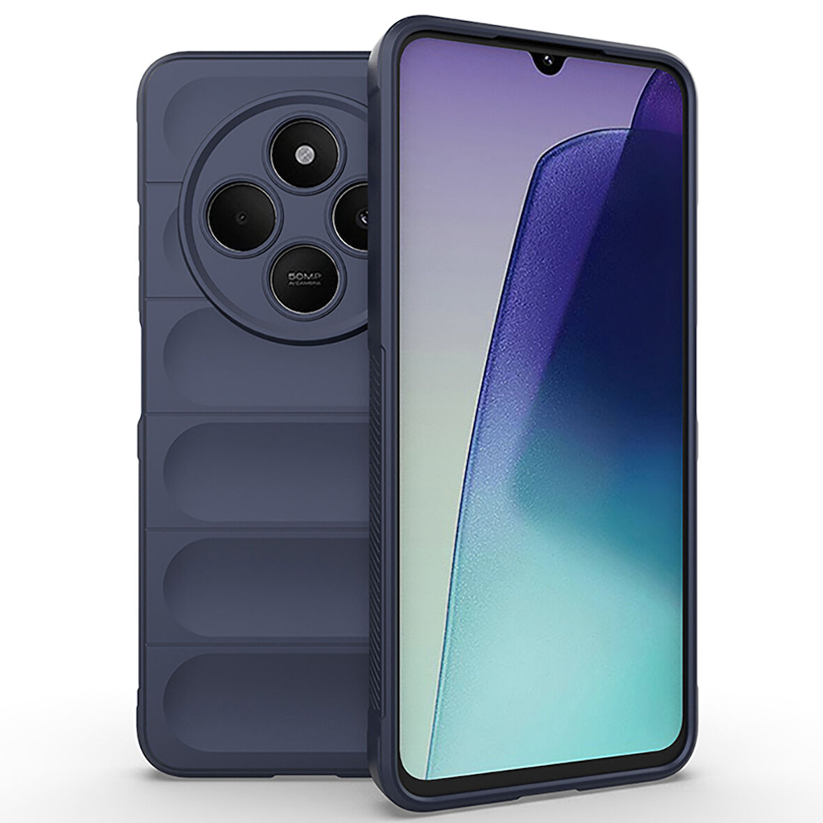 Xiaomi Redmi 14C 4G Kılıf Esnek TPU Oyuklu Arka Yüzey Tasarımlı Etnik Silikon Kapak