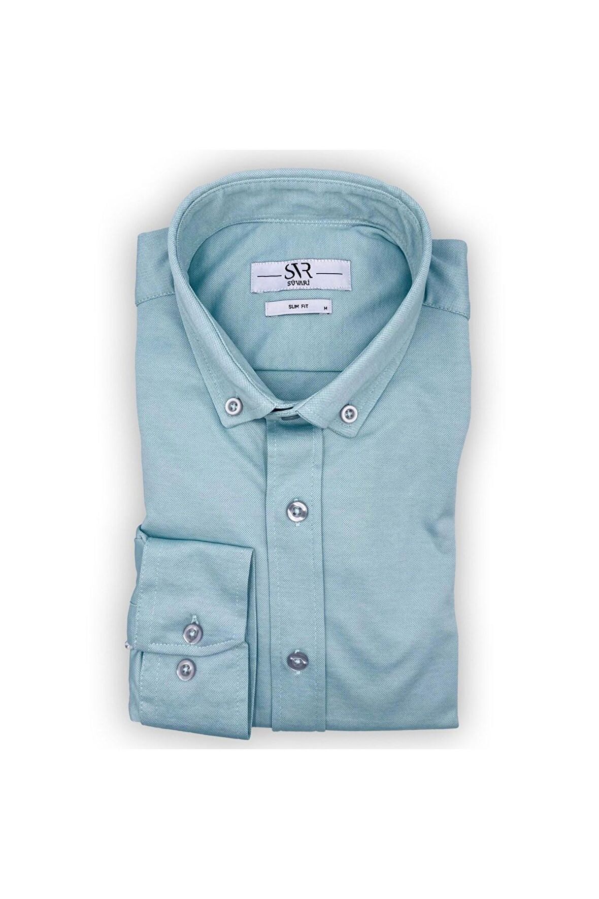 Süvari Premium Oxfort Slim Fit Likra Gömlek