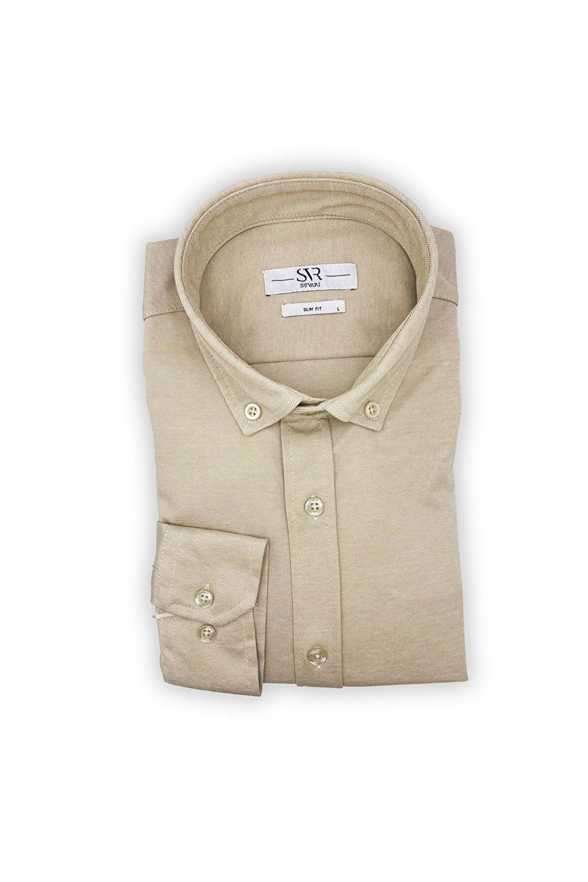 Süvari Premium Oxfort Slim Fit Likra Gömlek