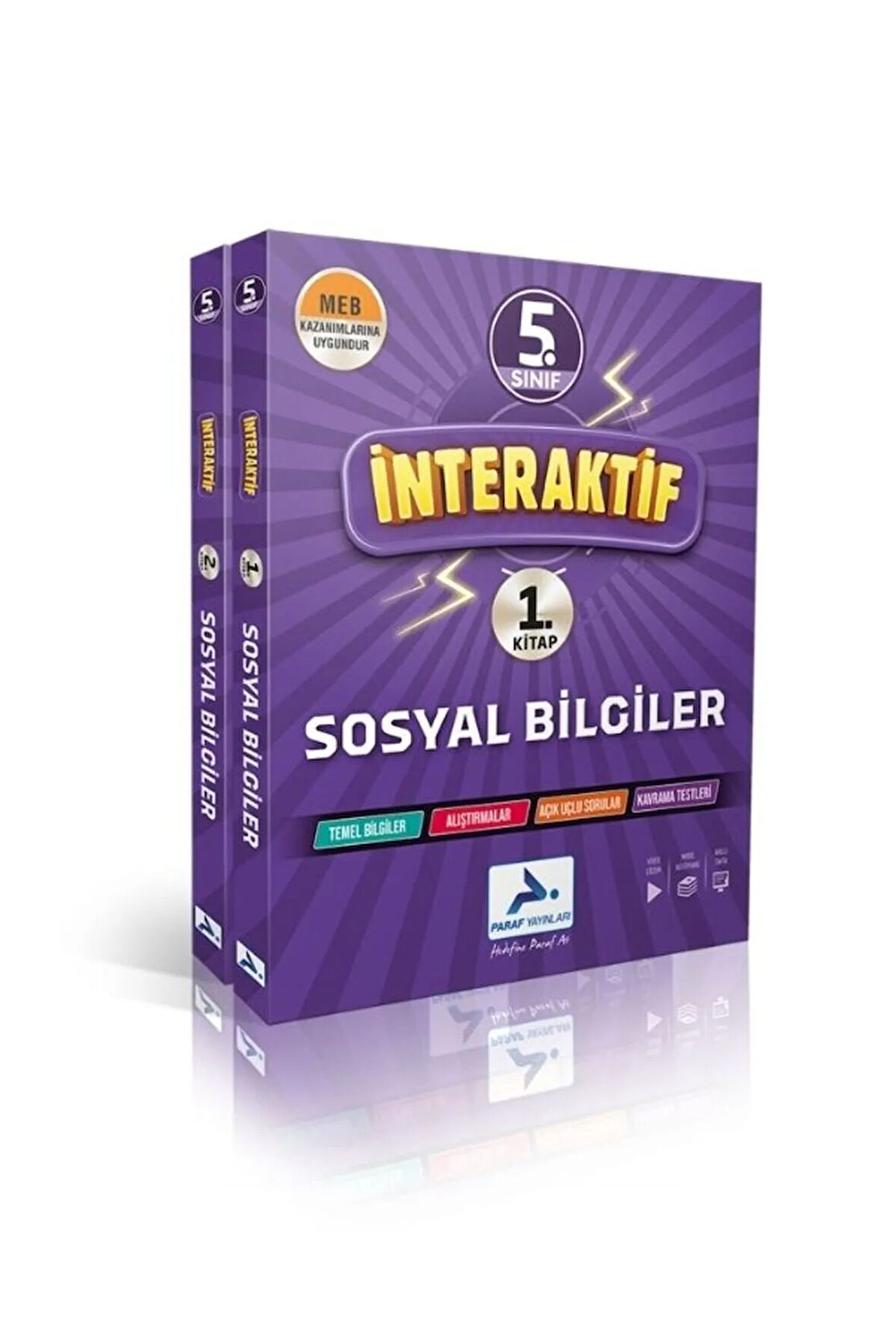 Paraf 5. Sınıf İnteraktif Sosyal Bilgiler Etkinlikli Soru Bankası 2025