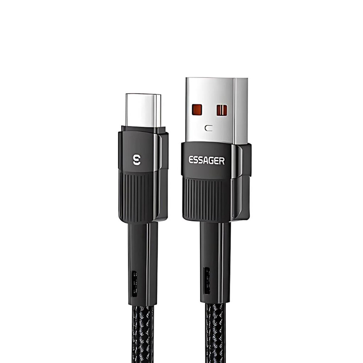 Essager 0.50CM 7A 66W USB to Type-C Süper Hızlı Şarj ve Data  Kablosu,Süper Dayanıklı Akım ve Isı Korumalı