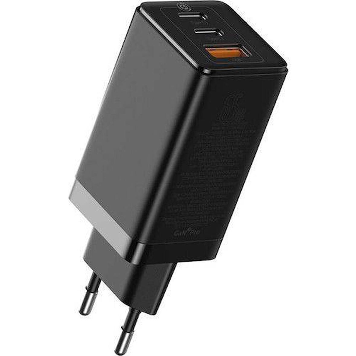 Baseus GaN2 Pro Type-C 65 Watt Hızlı Şarj Aleti Siyah