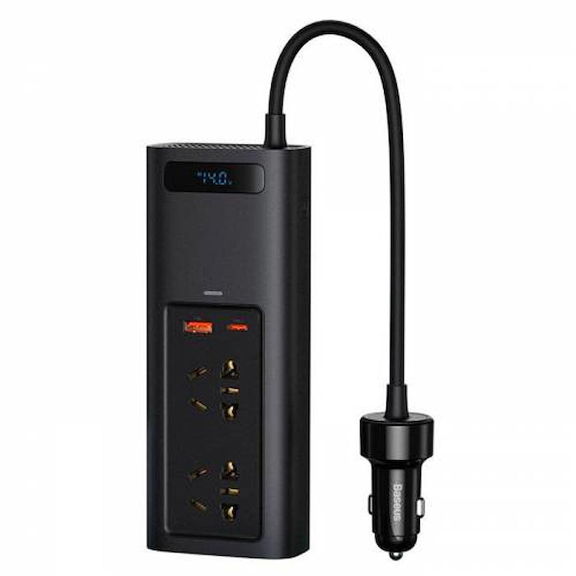 Baseus 150W Power Inverter AC 220V Araç İçi Çakmaklık Çevirici Araç Çakmaklık Priz Dönüştürücü