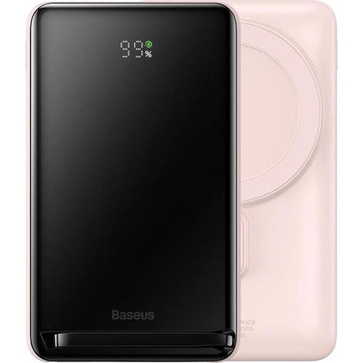Baseus Magsafe 10000 mAh Hızlı Şarj Powerbank Pembe 