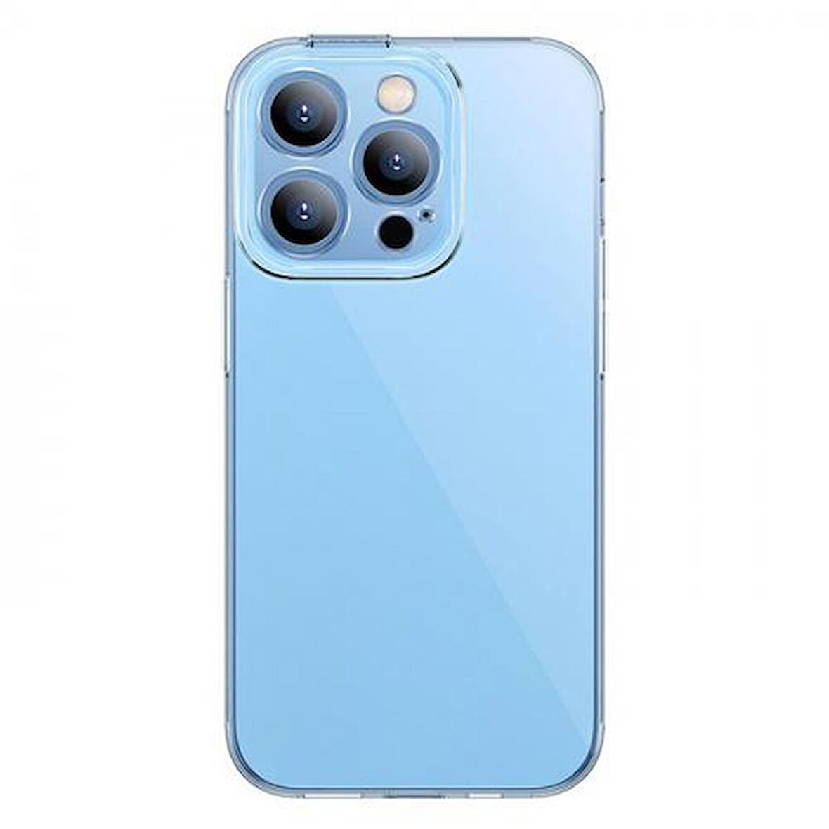 Baseus iPhone 14 Pro Max 6.7 Kamera Koruyucu Kılıf, 0.3MM Sararmaz TPU Kılıf, Darbe Emici Kılıf
