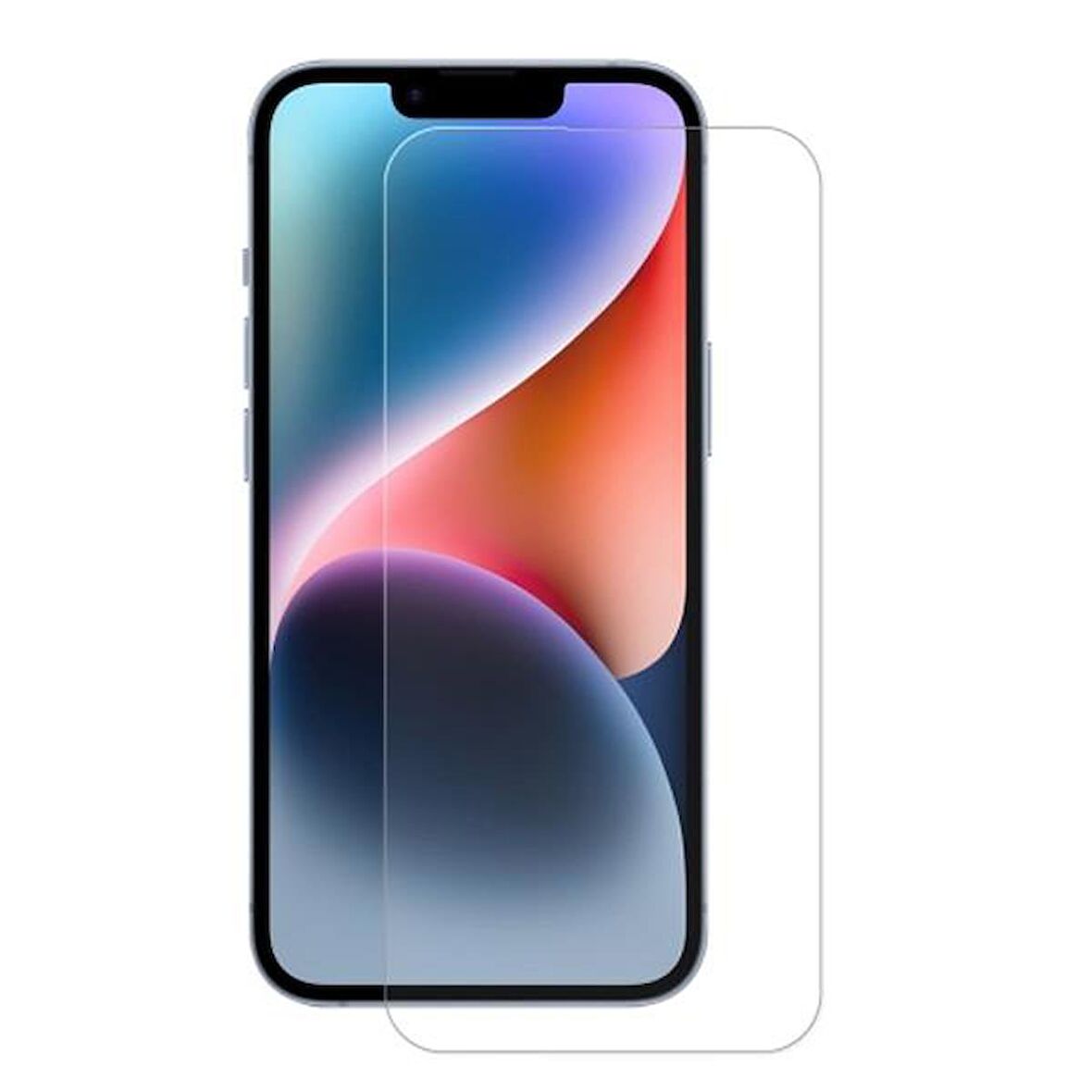 Polham 9H 2.5D İPhone 14 Plus 6.7inç Kaplama Kırılmaz Ekran Koruyucu, Parmak İzi Bırakmaz Koruyucu