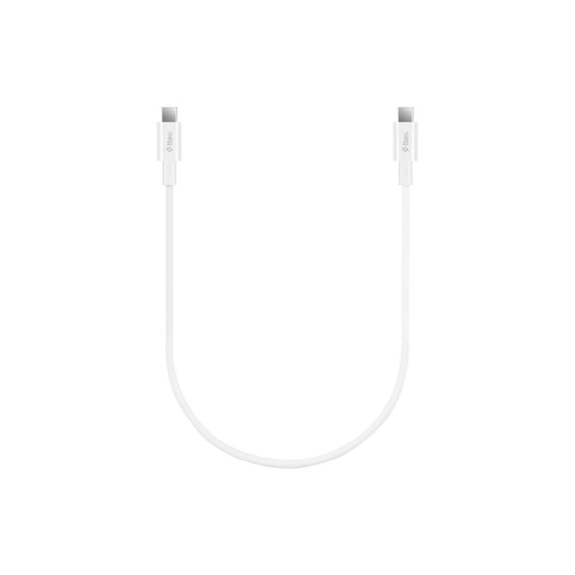 Ttec 65W 30CM PD/QC Mega Hızlı Type C to Type C Şarj ve Data Kablosu, Ultra Dayanıklı Powerbank Kablosu
