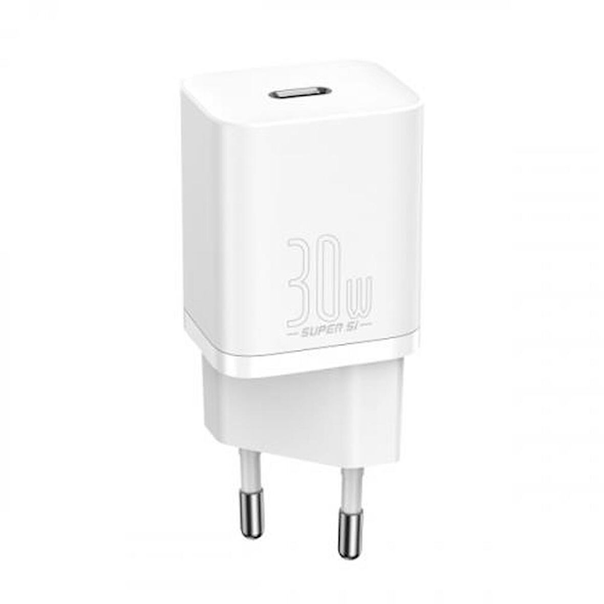 Baseus Type-C 30 Watt Hızlı Şarj Aleti Beyaz