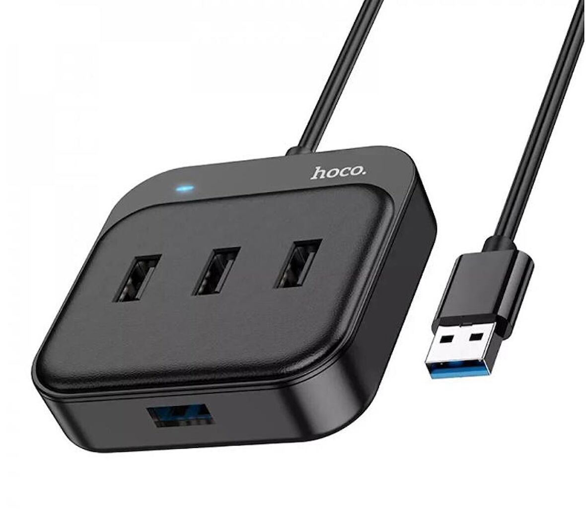 Polham  4in1 OTG 1.2 Metre USB to 4x USB2.0 HUB Çevirici Dönüştürücü Adaptör, Tak Çalıştır USB HUB