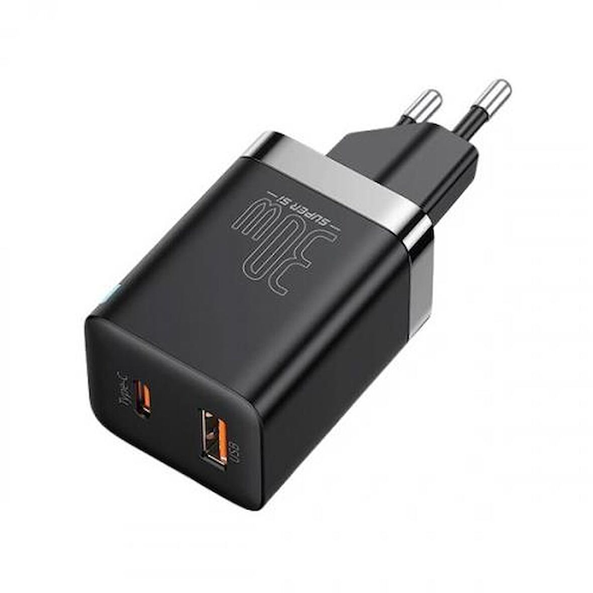 Baseus USB 30 Watt Hızlı Şarj Aleti Siyah