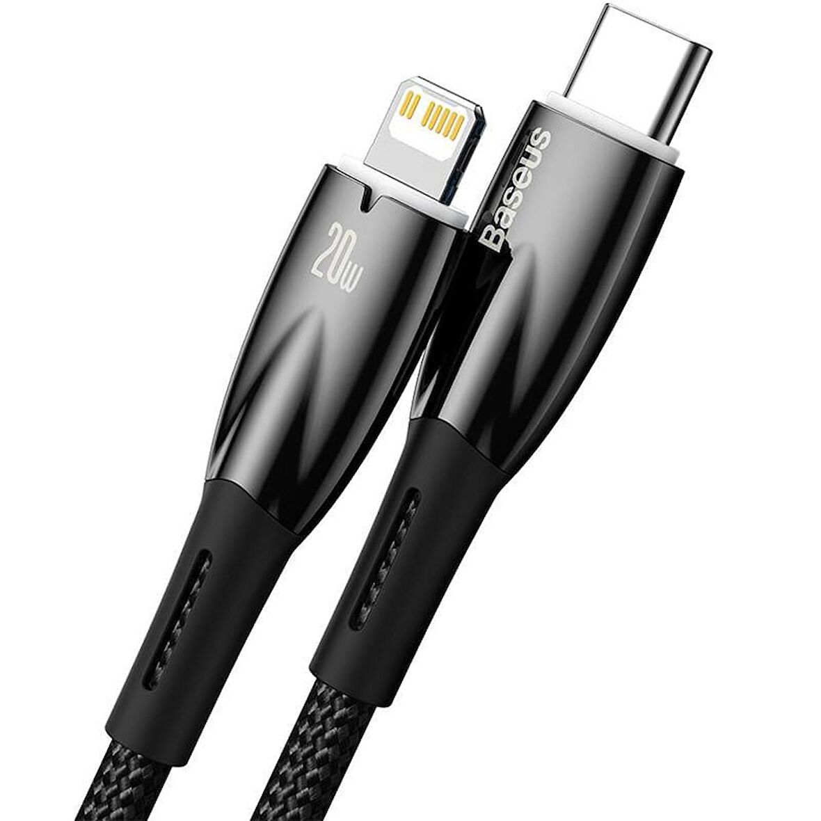 Baseus Özel Çipli 20W 1 Metre İphone X,11,12,13,14 Uyumlu Şarj ve Data Kablosu, Lightning Kopmaz Kablo