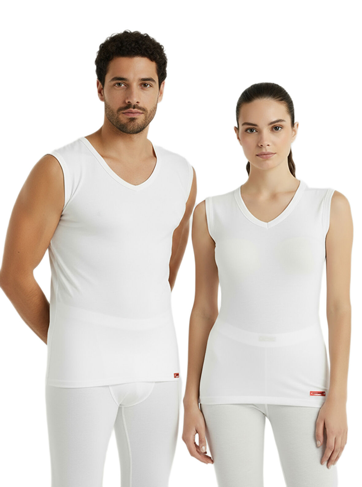 Unisex Termal Tişört 2. Seviye 9243 - Beyaz